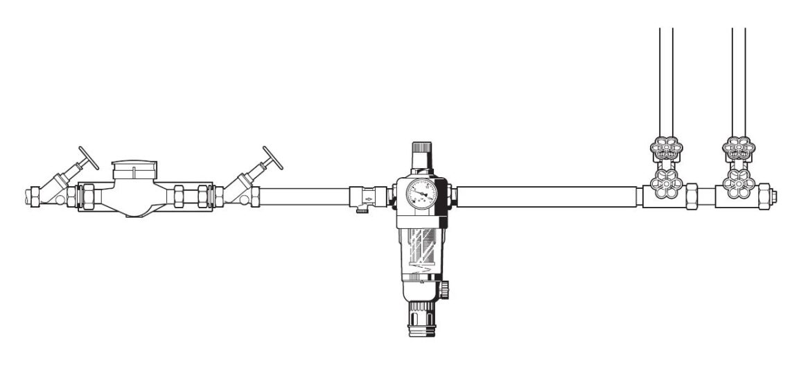 Hauswasserfilter-Montage-Enthärtungsanlage hauswasserfilter-montage-enthaertungsanlage